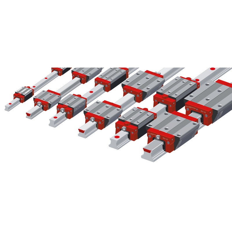 SCHNEEBERGER BM W 20-B-G2-V2 ตัวกระตุ้นเชิงเส้น: โปรไฟล์ 20 มม., โหลด 500N, ไดรฟ์สกรูบอล