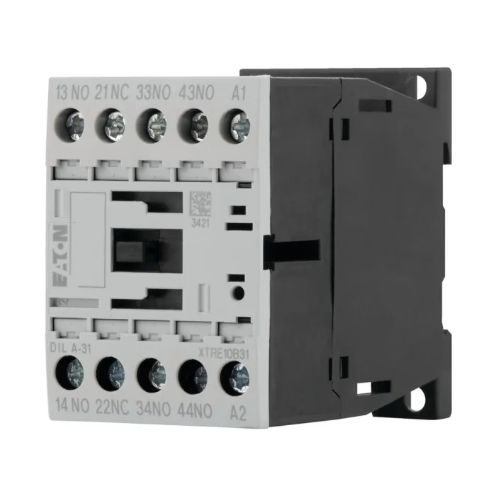 Eaton DILA-31 คอมแพกต์ 4 เสา AC Contactor รีเลย์โมดูล