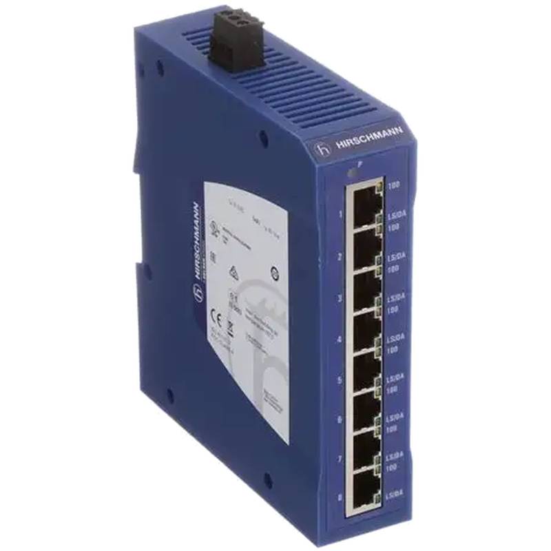 Hirschmann SPIDER II 8TX อุตสาหกรรม 8 พอร์ต Ethernet DIN สวิตช์รถไฟ