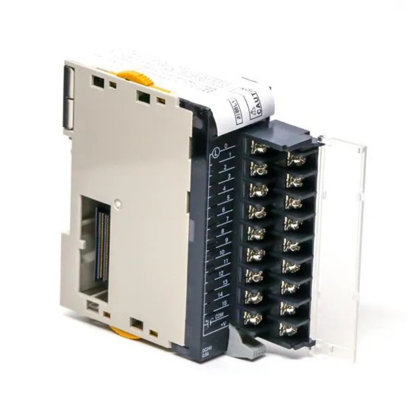 Omron CJ1W-OD211 โมดูลเอาท์พุตทรานซิสเตอร์ 16 จุด DIN Rail 12-24V DC Sinking PLC โมดูลเอาท์พุต