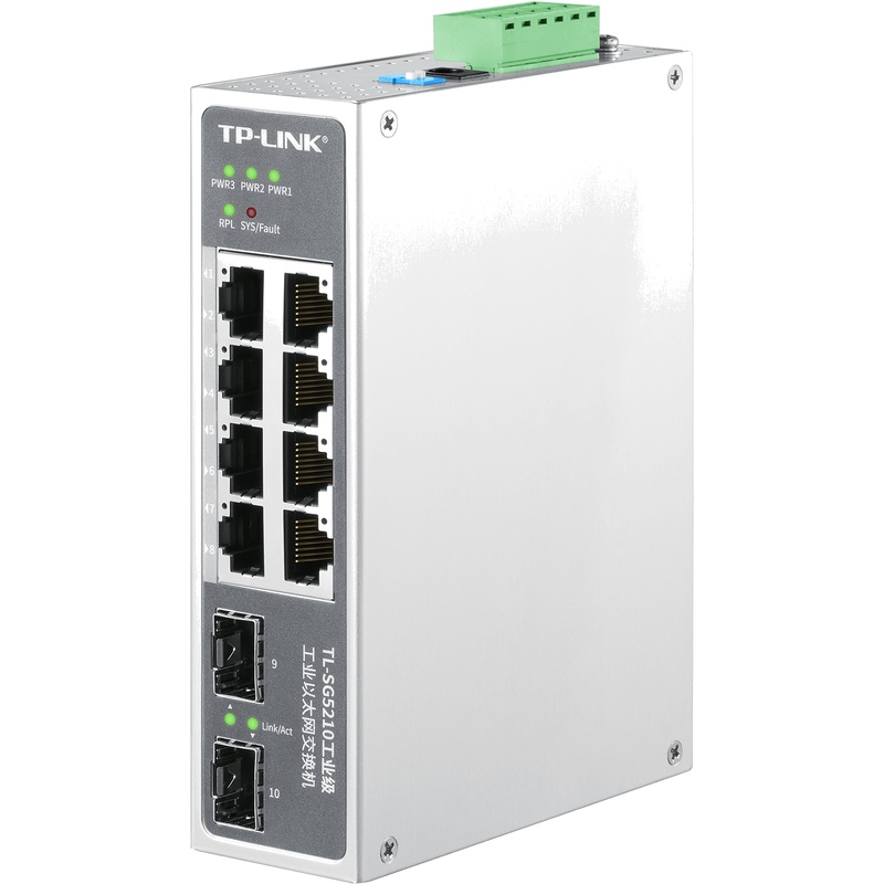 TP-LINK TL-SG5210 สวิตช์จัดการ Gigabit 10 พอร์ตสำหรับเครือข่าย Layer 3 ที่มีการจัดการพร้อมแบนด์วิดท์สูง