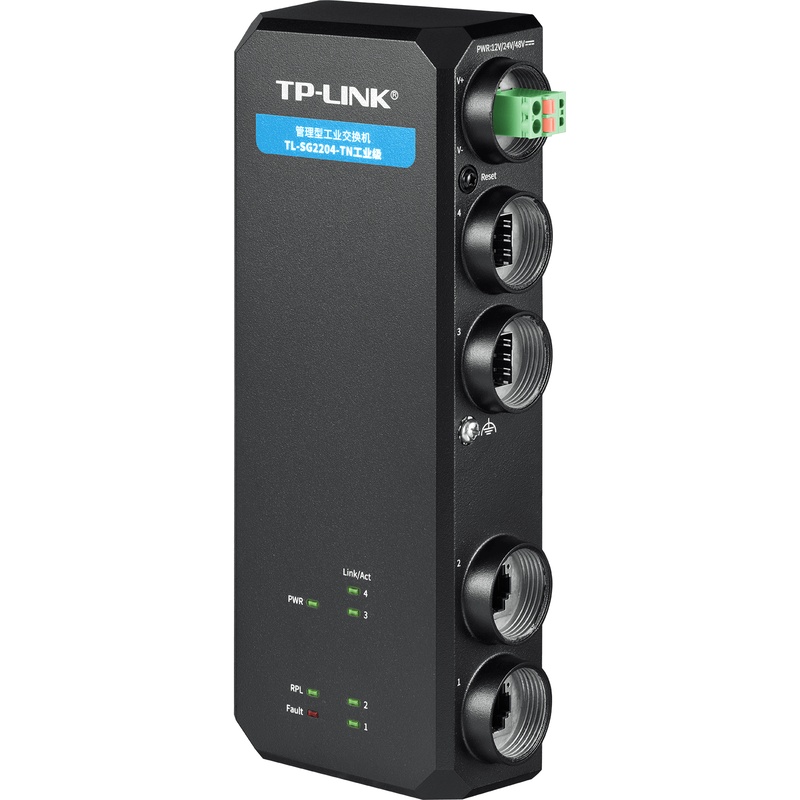 TP-LINK TL-SG2204-TN สวิตช์อีเทอร์เน็ตอุตสาหกรรมขนาด 4 พอร์ต สำหรับระบบสวิตช์อีเทอร์เน็ตแบบมีการจัดการที่ทนทานในสภาวะสุดขั้ว