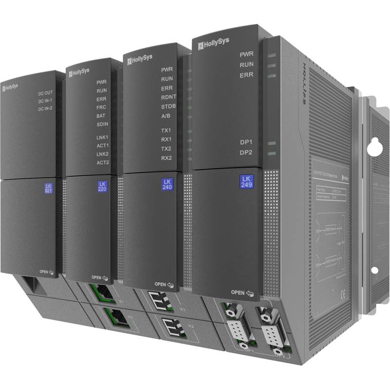 ระบบตัวควบคุมตรรกะที่ตั้งโปรแกรมได้แบบโมดูลาร์ HollySys LK220 Modular PLC